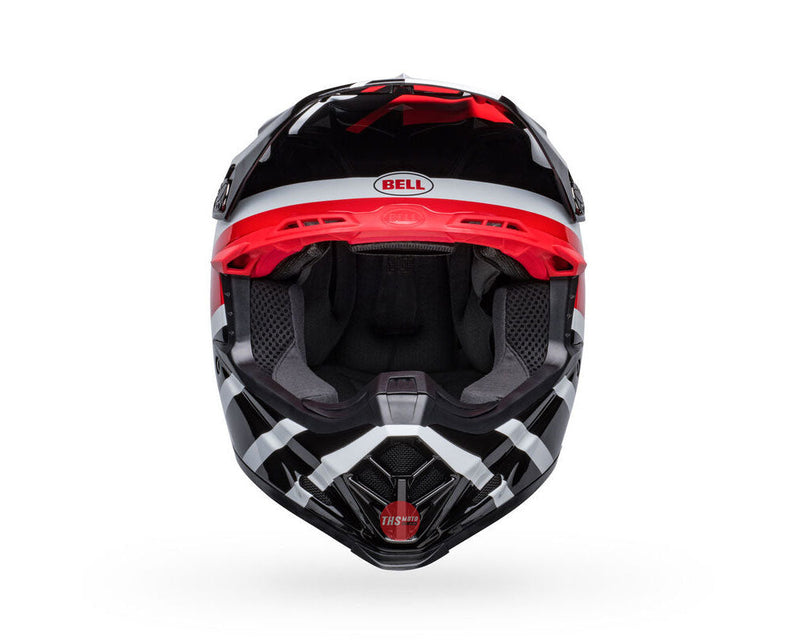 Bell MOTO-9S FLEX Banshee Gloss Black/Red Size Small 56cm