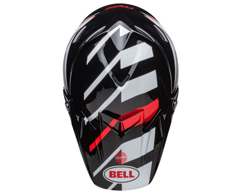 Bell MOTO-9S FLEX Banshee Gloss Black/Red Size Large 60cm