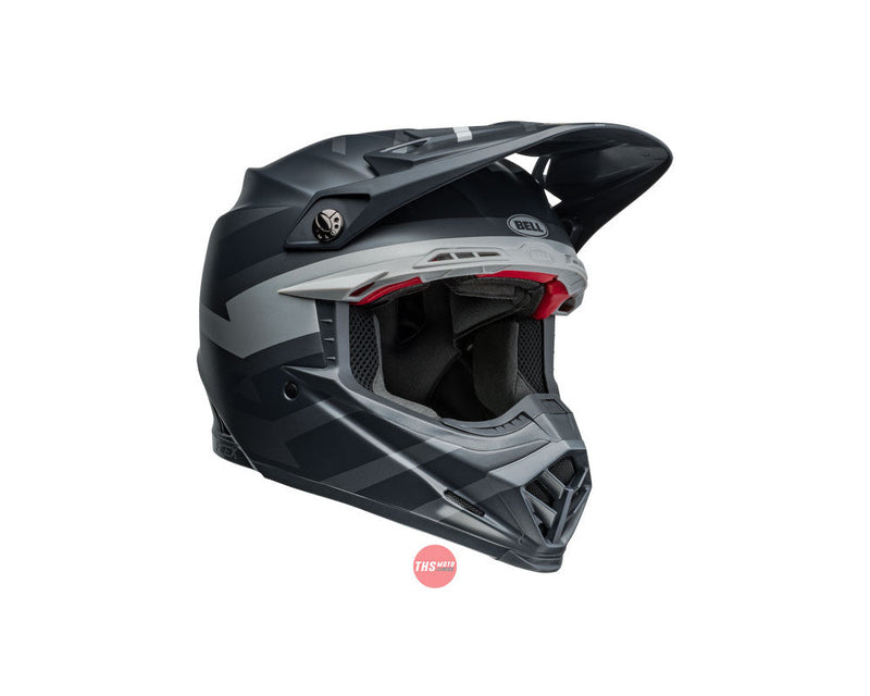 Bell MOTO-9S FLEX Banshee Satin Black/Silver Size Large 60cm