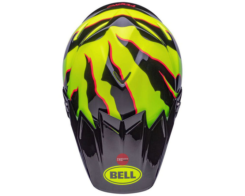 Bell MOTO-9S FLEX Claw Gloss Black/Green Size Large 60cm