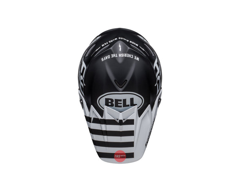 Bell MOTO-9S FLEX Fasthouse Flex Crew Matte Black/White Size Large 60cm