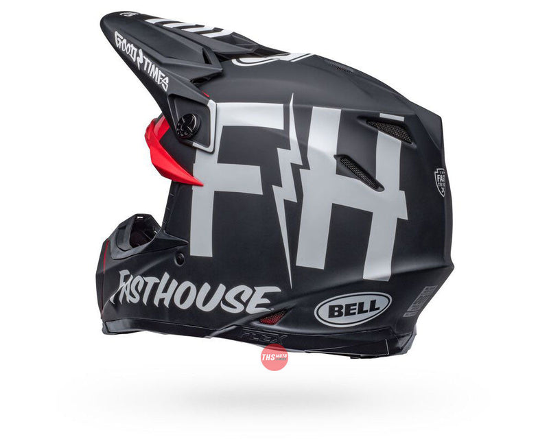 Bell MOTO-9S FLEX Fasthouse Tribe Matte Black/Grey Size XL 62cm