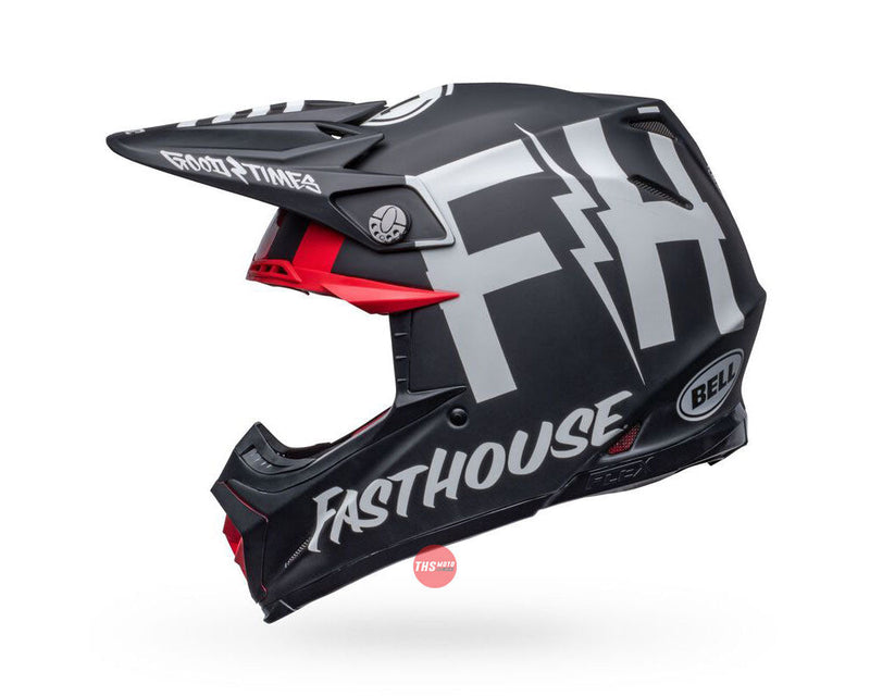 Bell MOTO-9S FLEX Fasthouse Tribe Matte Black/Grey Size XL 62cm