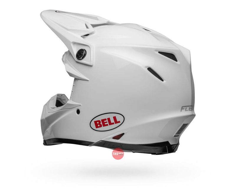 Bell MOTO-9S FLEX Gloss White/Red Size Large 60cm