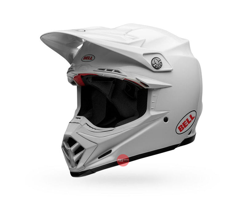 Bell MOTO-9S FLEX Gloss White/Red Size Large 60cm