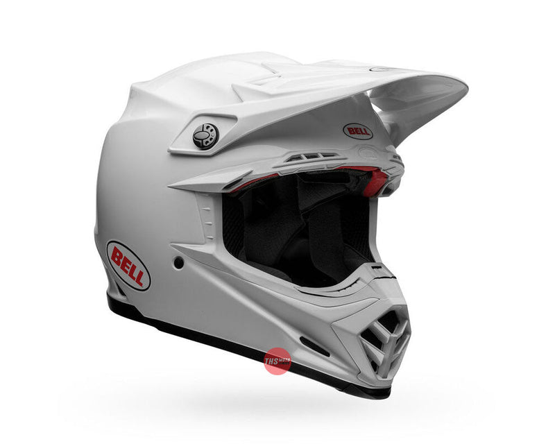 Bell MOTO-9S FLEX Gloss White/Red Size Small 56cm