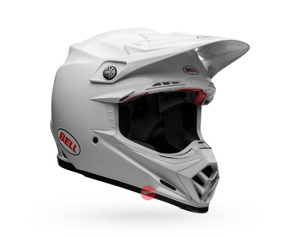 Bell MOTO-9S FLEX Gloss White/Red Size Medium 58cm