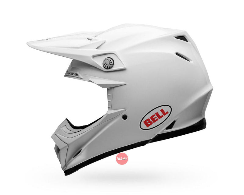 Bell MOTO-9S FLEX Gloss White/Red Size Small 56cm