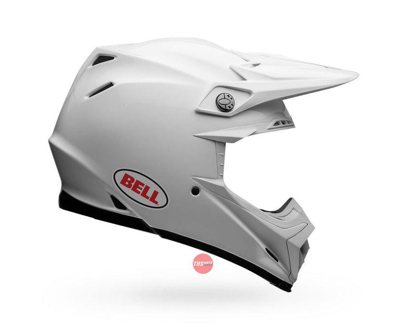 Bell MOTO-9S FLEX Gloss White/Red Size Large 60cm