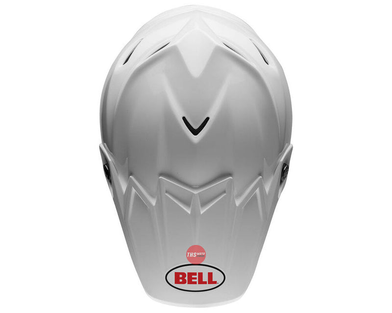 Bell MOTO-9S FLEX Gloss White/Red Size Small 56cm