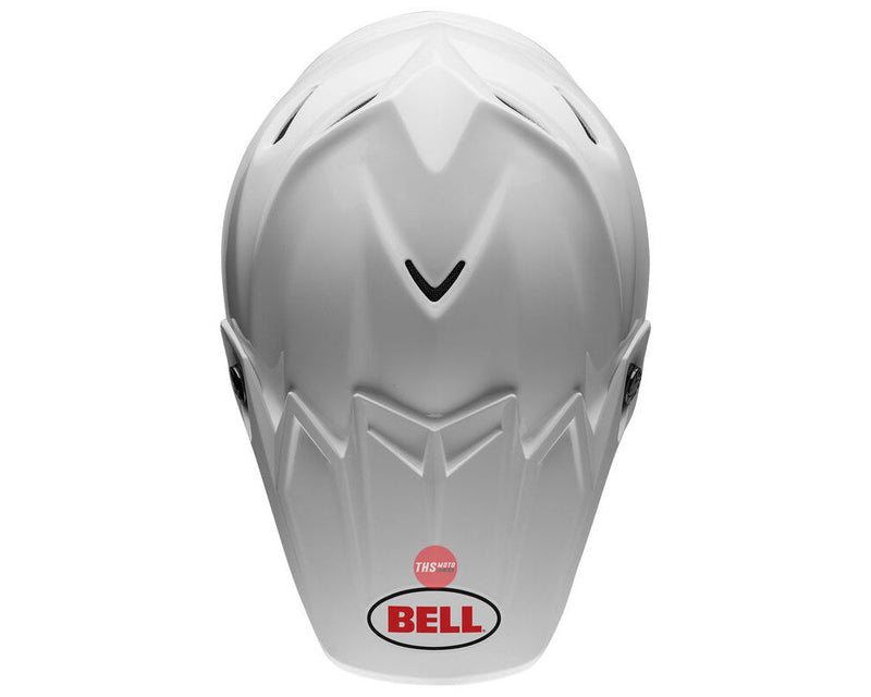 Bell MOTO-9S FLEX Gloss White/Red Size Medium 58cm