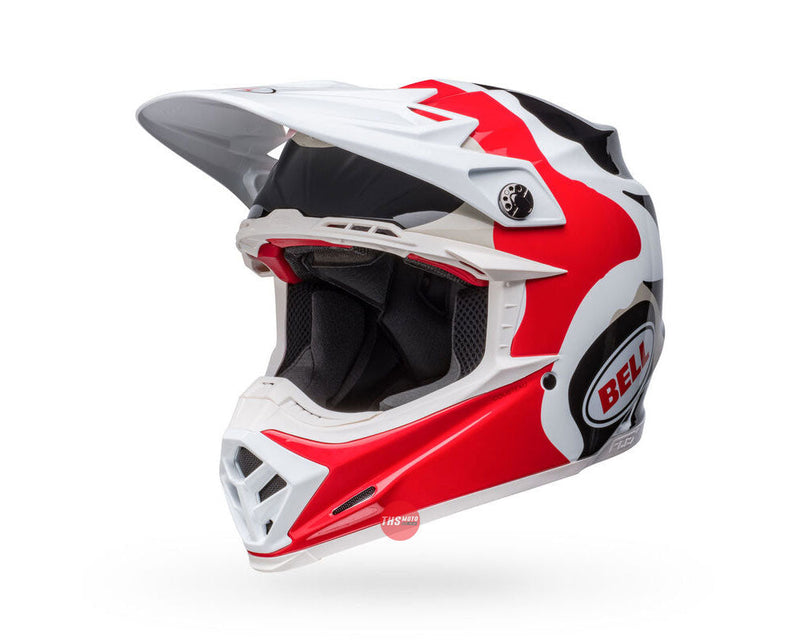 Bell MOTO-9S FLEX Hello Cousteau Reef White/Red Size Medium 58cm