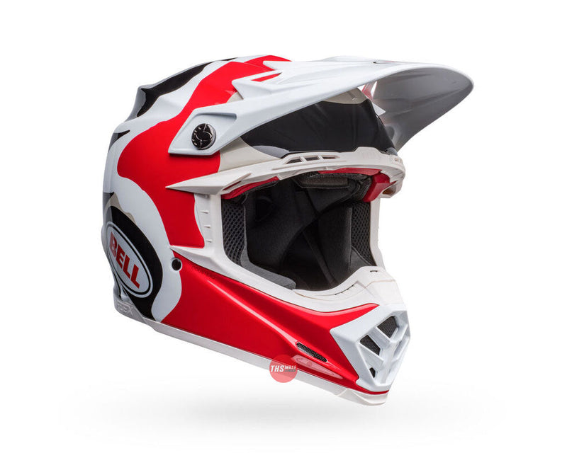 Bell MOTO-9S FLEX Hello Cousteau Reef White/Red Size Medium 58cm