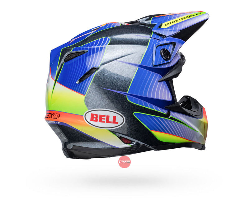 Bell MOTO-9S FLEX Pro Circuit 23 Silv/Met Flake Size Large 60cm