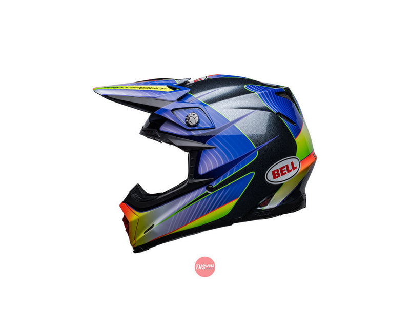 Bell MOTO-9S FLEX Pro Circuit 23 Silv/Met Flake Size Small 56cm