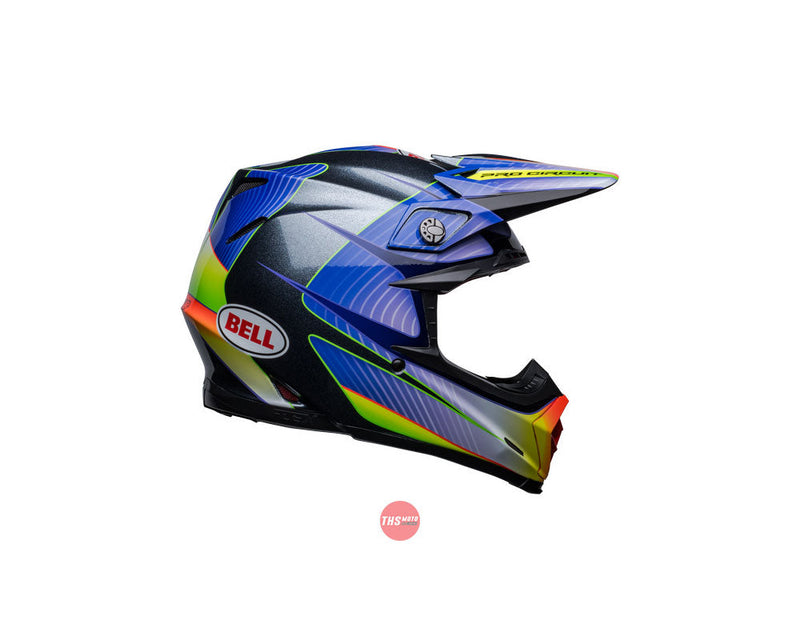 Bell MOTO-9S FLEX Pro Circuit 23 Silv/Met Flake Size Large 60cm