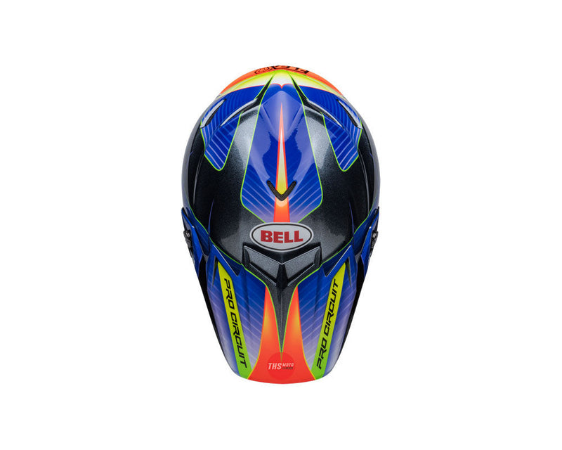 Bell MOTO-9S FLEX Pro Circuit 23 Silv/Met Flake Size Small 56cm