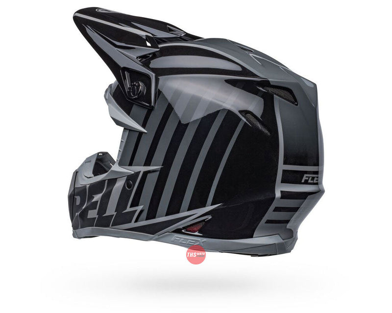 Bell MOTO-9S FLEX Sprint Matte/Gloss Black/Grey Size Large 60cm