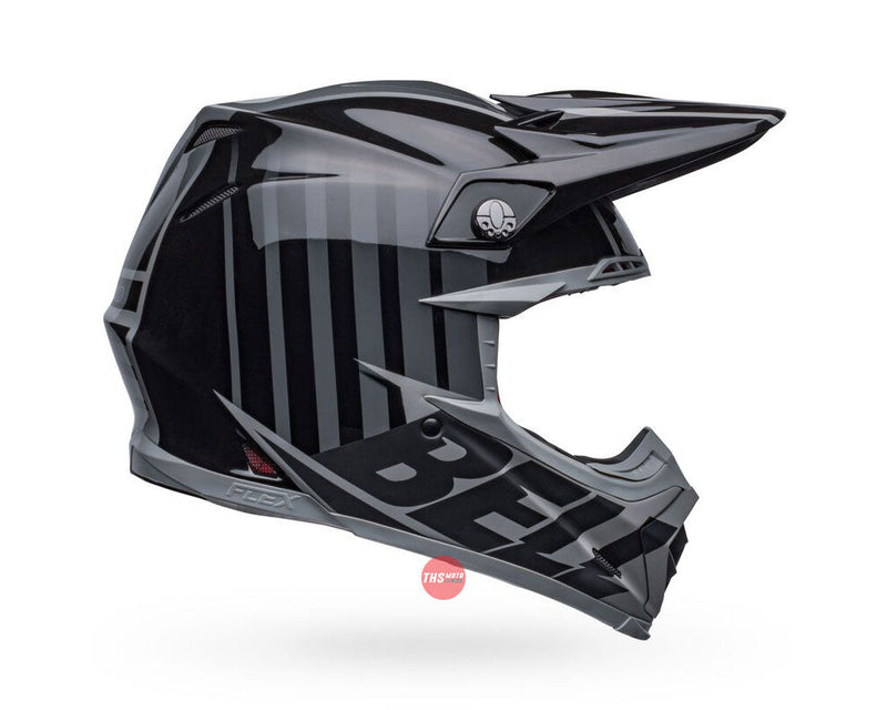 Bell MOTO-9S FLEX Sprint Matte/Gloss Black/Grey Size Small 56cm