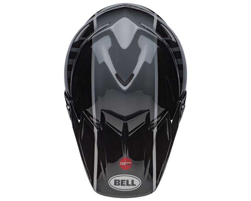 Bell MOTO-9S FLEX Sprint Matte/Gloss Black/Grey Size XL 62cm