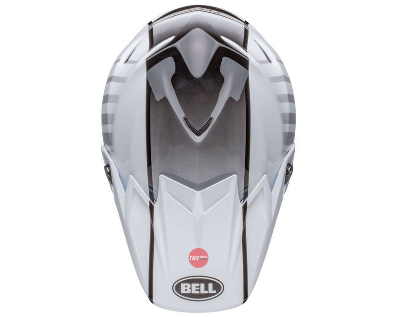 Bell MOTO-9S FLEX Sprint Matte Gloss White/Red Size Large 60cm