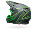 Bell MOTO-9S FLEX Sprite Gloss Grey/Green Size Large 60cm
