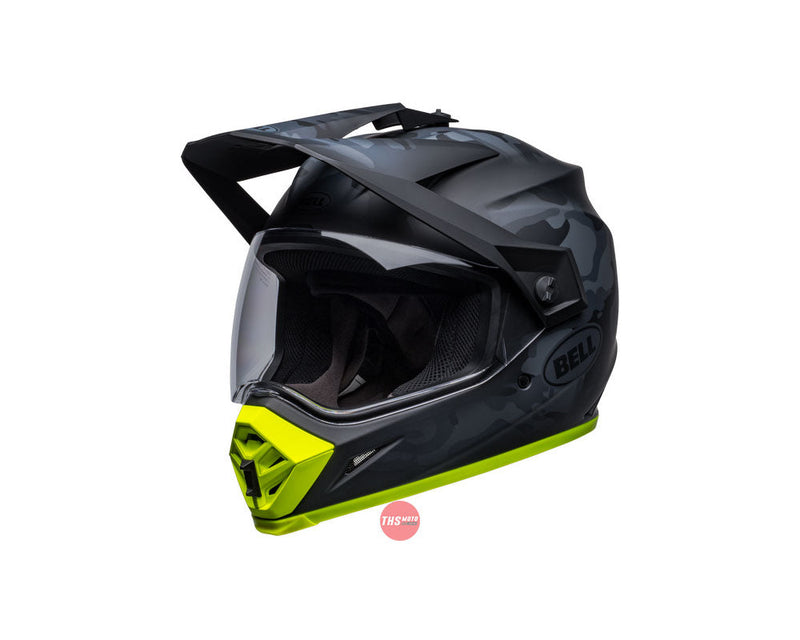 Bell MX-9 ADV MIPS Stealth Camo Matte Black/Hi-Viz Yel Size Medium 58cm