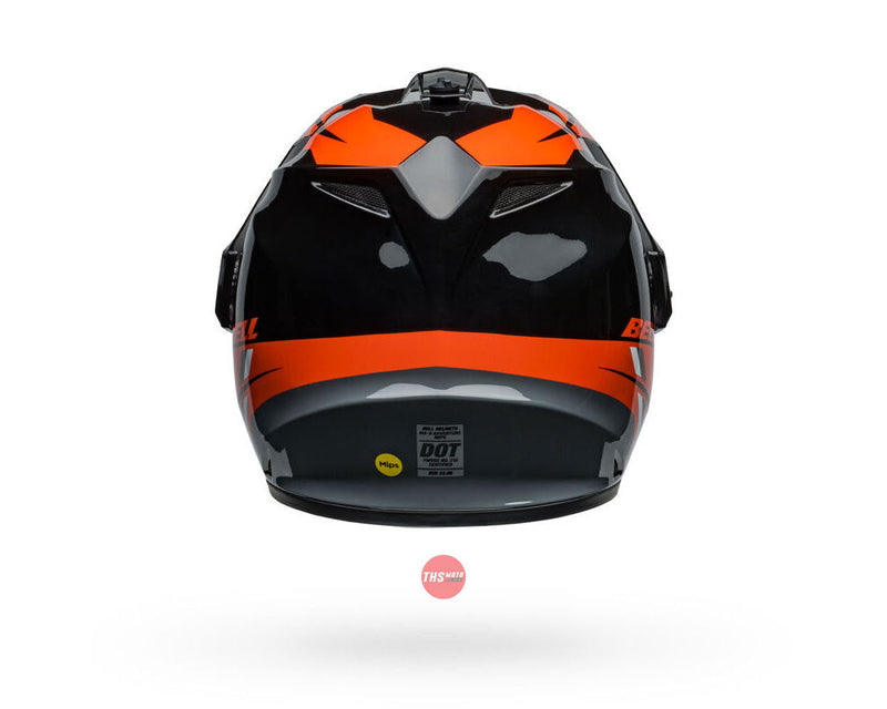Bell MX-9 ADV MIPS Alpine Gloss Black / Orange Size Small 56cm