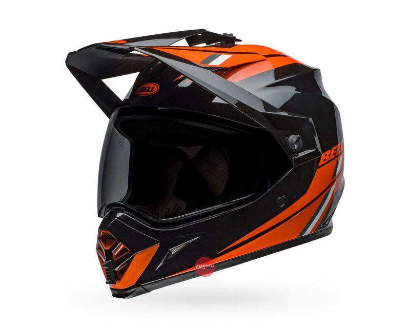 Bell MX-9 ADV MIPS Alpine Gloss Black / Orange Size Medium 58cm