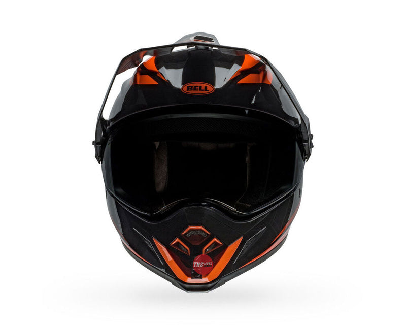 Bell MX-9 ADV MIPS Alpine Gloss Black/Orange Size Medium 58cm