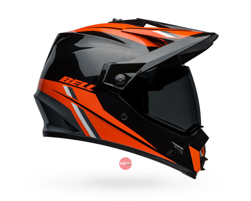 Bell MX-9 ADV MIPS Alpine Gloss Black/Orange Size Large 60cm