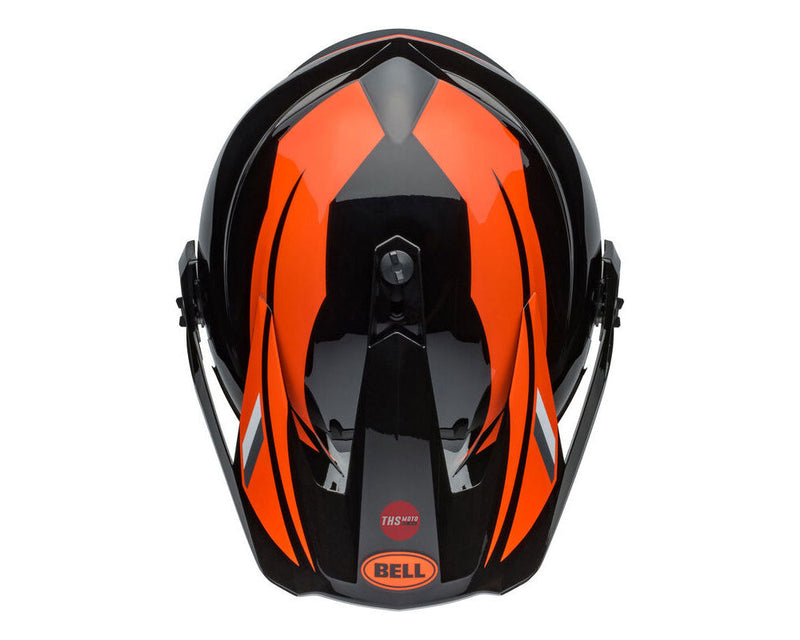 Bell MX-9 ADV MIPS Alpine Gloss Black/Orange Size Medium 58cm