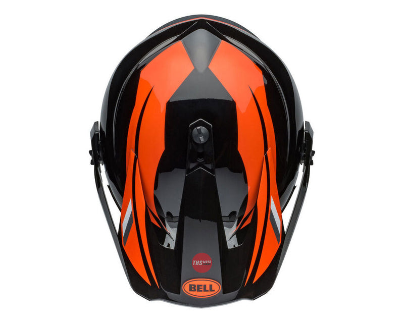 Bell MX-9 ADV MIPS Alpine Gloss Black / Orange Size Small 56cm