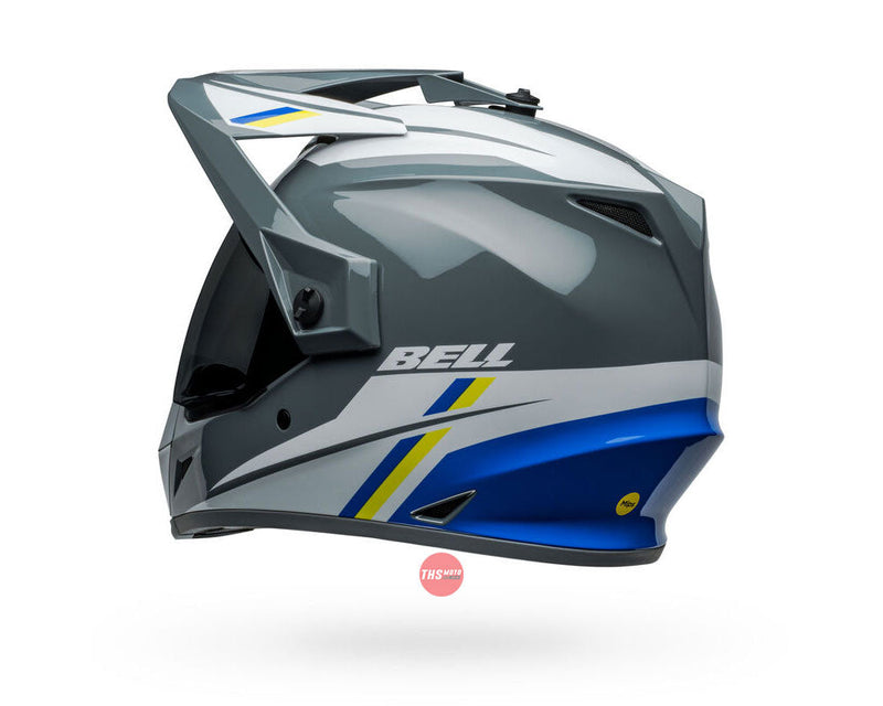 Bell MX-9 ADV MIPS Alpine Gloss Grey / Blue Size Small 56cm