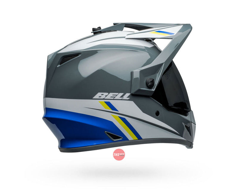 Bell MX-9 ADV MIPS Alpine Gloss Grey / Blue Size Large 60cm