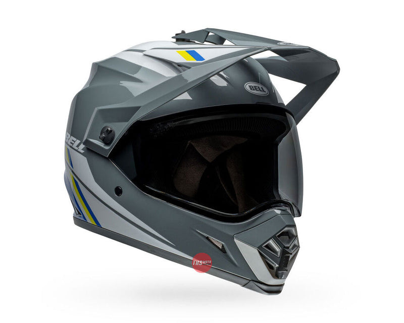 Bell MX-9 ADV MIPS Alpine Gloss Grey / Blue Size Small 56cm