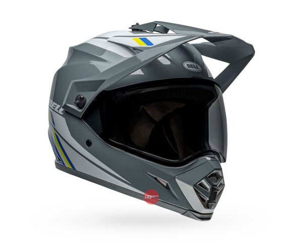 Bell MX-9 ADV MIPS Alpine Gloss Grey / Blue Size Large 60cm