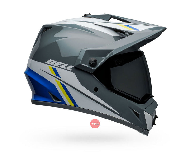 Bell MX-9 ADV MIPS Alpine Gloss Grey / Blue Size Small 56cm