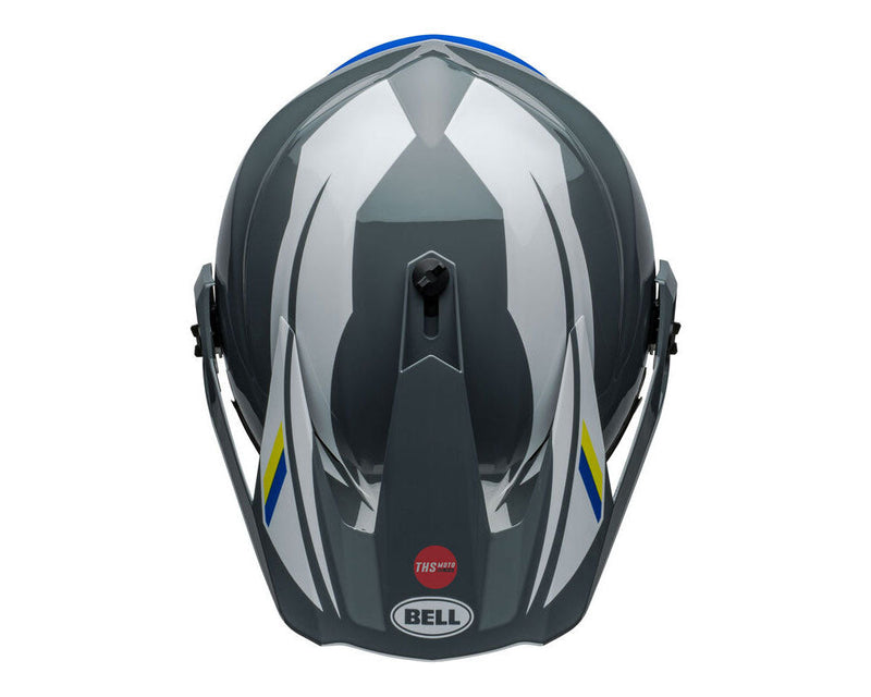 Bell MX-9 ADV MIPS Alpine Gloss Grey/Blue Size Medium 58cm