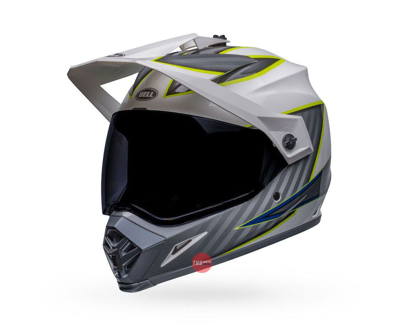 Bell MX-9 ADV MIPS Dalton White Hi-Viz Yellow Size XL 62cm
