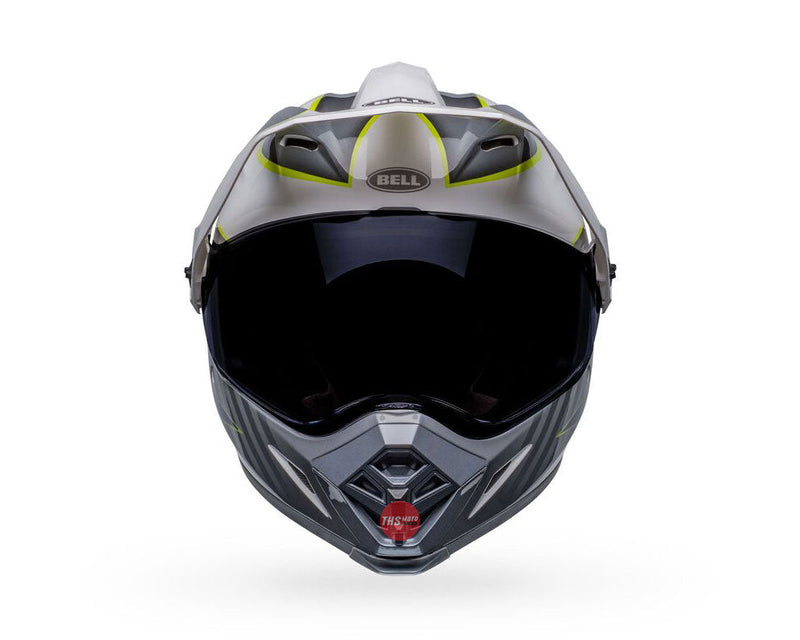Bell MX-9 ADV MIPS Dalton White Hi-Viz Yellow Size XL 62cm