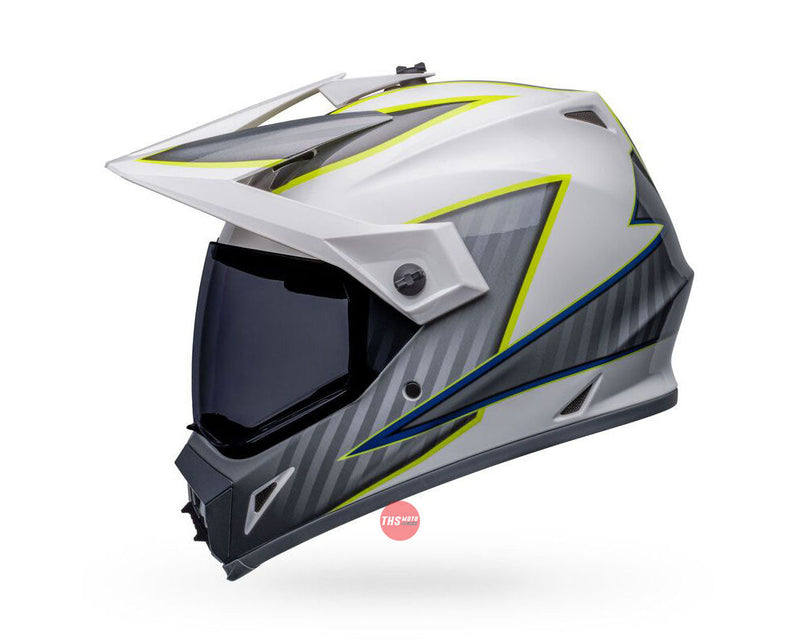 Bell MX-9 ADV MIPS Dalton White Hi-Viz Yellow Size XL 62cm