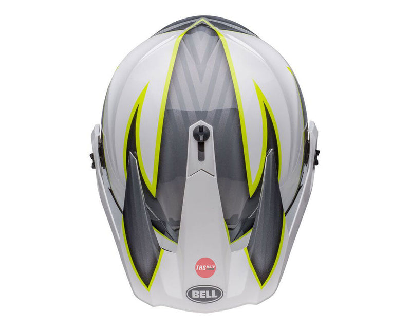 Bell MX-9 ADV MIPS Dalton White Hi-Viz Yellow Size Medium 58cm