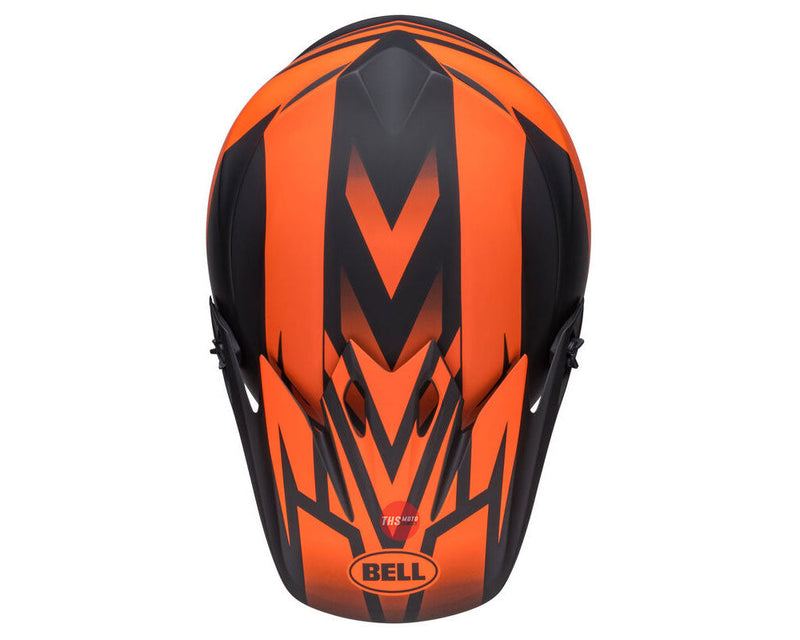 Bell MX-9 MIPS Disrupt Matte Black/Orange Size Large 60cm