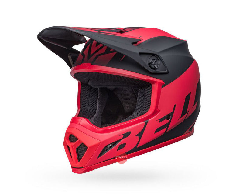 Bell MX-9 MIPS Disrupt Matte Black/Red Size Large 60cm