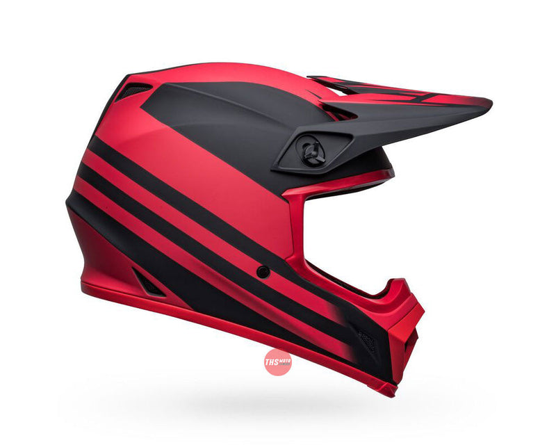 Bell MX-9 MIPS Disrupt Matte Black/Red Size Large 60cm