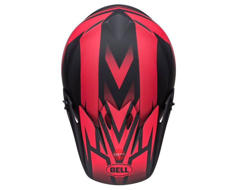 Bell MX-9 MIPS Disrupt Matte Black/Red Size Large 60cm