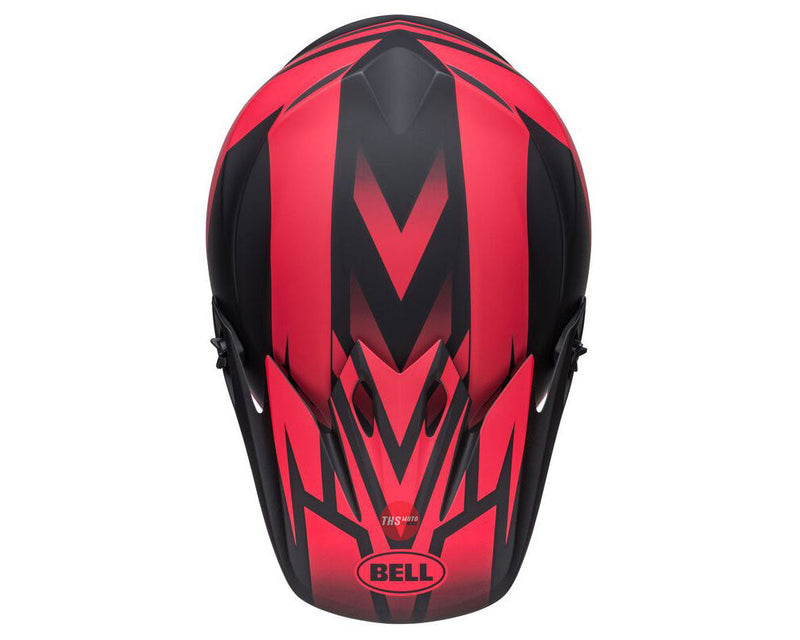 Bell MX-9 MIPS Disrupt Matte Black/Red Size Medium 58cm