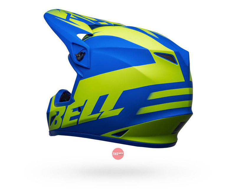 Bell MX-9 MIPS Disrupt Matte classic Blue/Hi-Viz Yellow Size Medium 58cm