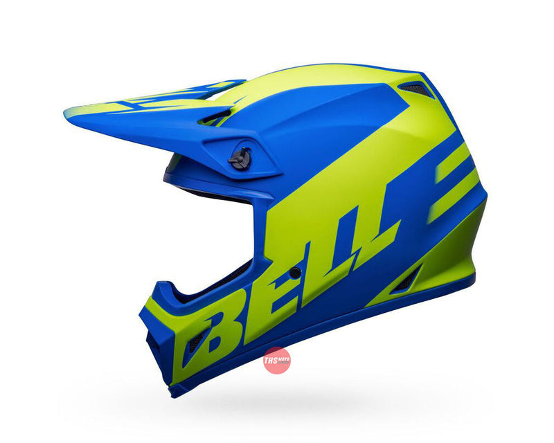 Bell MX-9 MIPS Disrupt Matte classic Blue/Hi-Viz Yellow Size 2XL 64cm